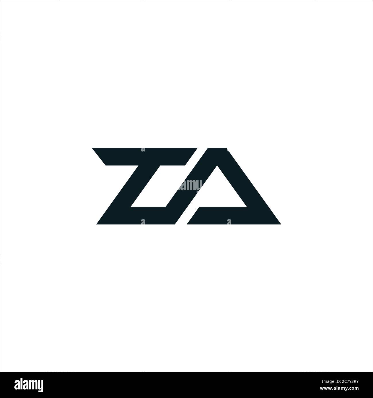 Initial letter at logo or ta logo vector design template Stock Vector