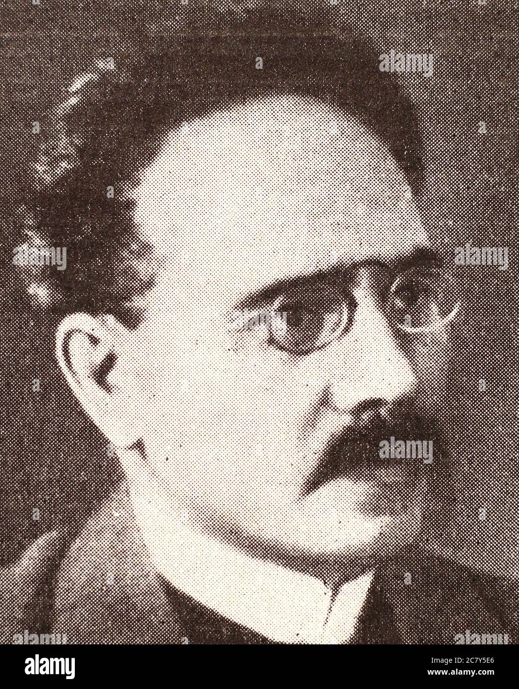 Karl Paul August Friedrich Liebknecht was a German socialist, originally in the Social Democratic Party of Germany (SPD) and later a co-founder with Rosa Luxemburg of the Spartacist League and the Communist Party of Germany which split away from the SPD. Stock Photo