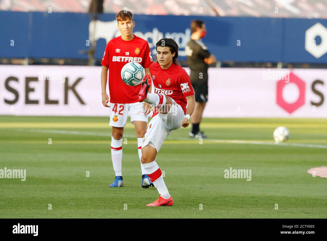 Pamplona Spain 19th July 2020 Luka Romero Mallorca Football Soccer Spanish La Liga Santander Match Between