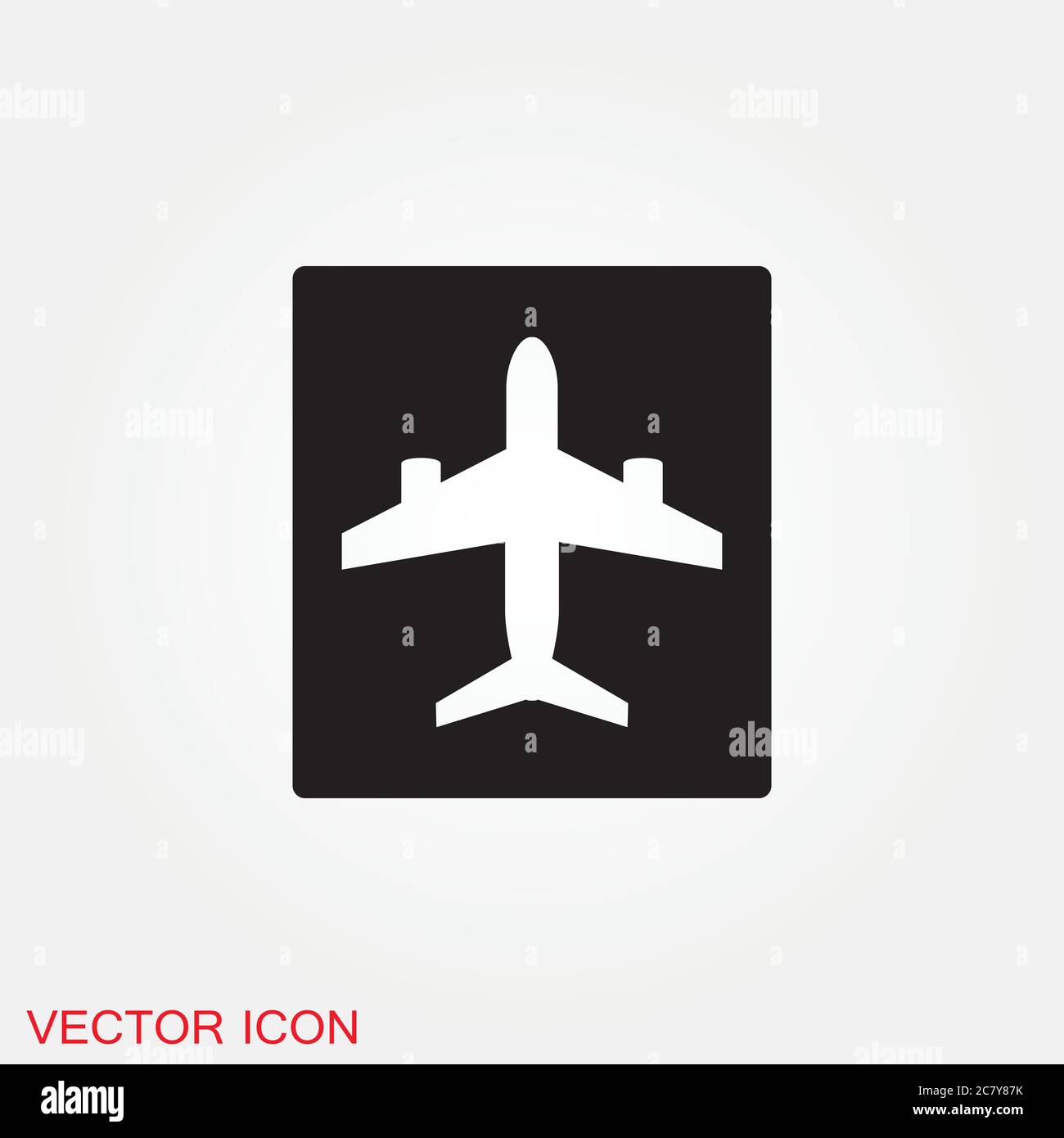 Airport icon design, vector illustration eps graphic Stock Vector Image ...
