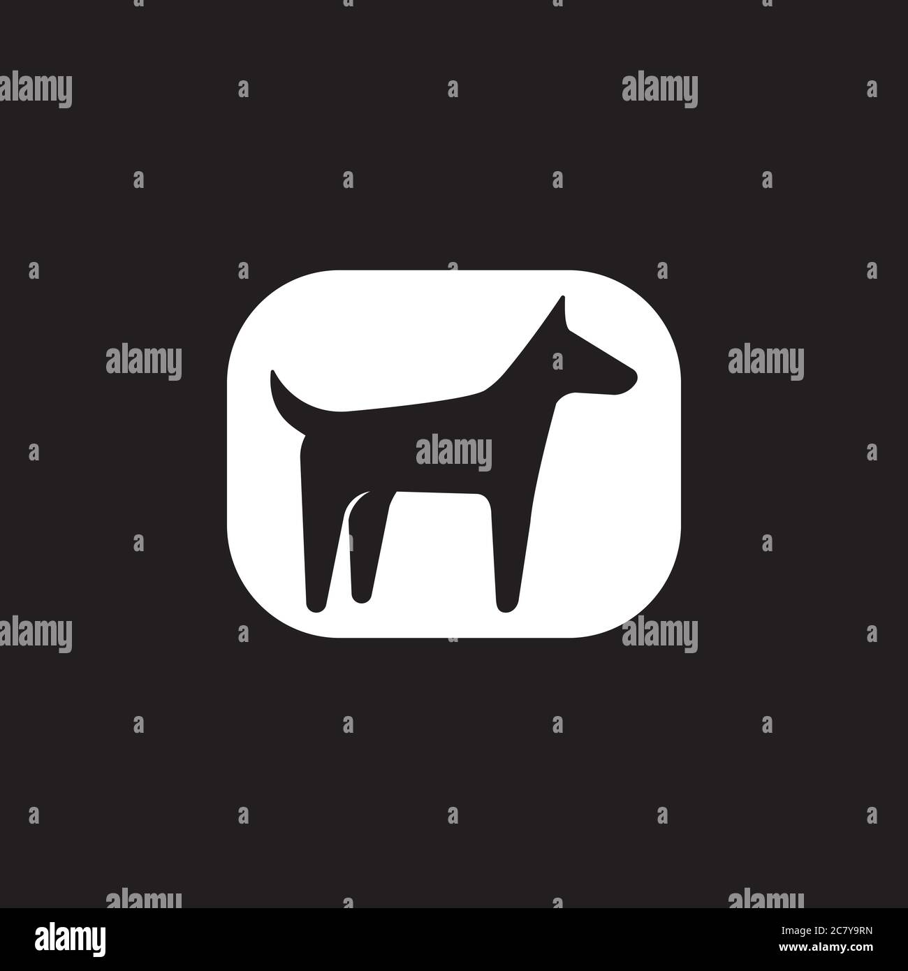 Dog icon. Vector element for your design Stock Vector Image & Art - Alamy