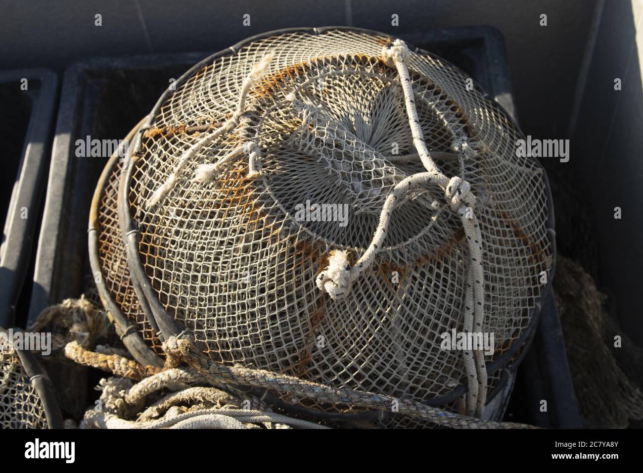 Messy equipment ropes nets hi-res stock photography and images - Alamy