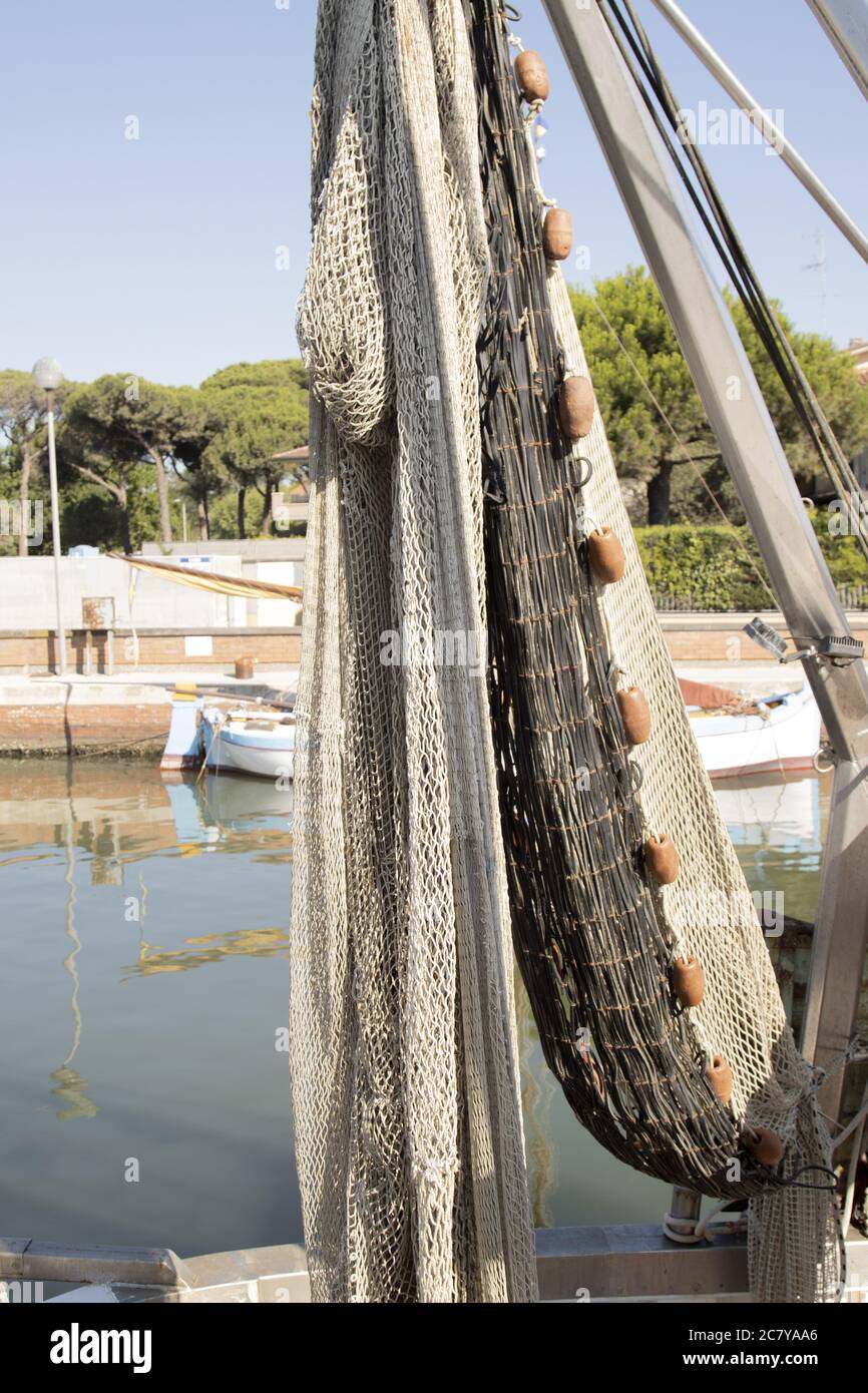 Messy equipment ropes nets hi-res stock photography and images - Alamy