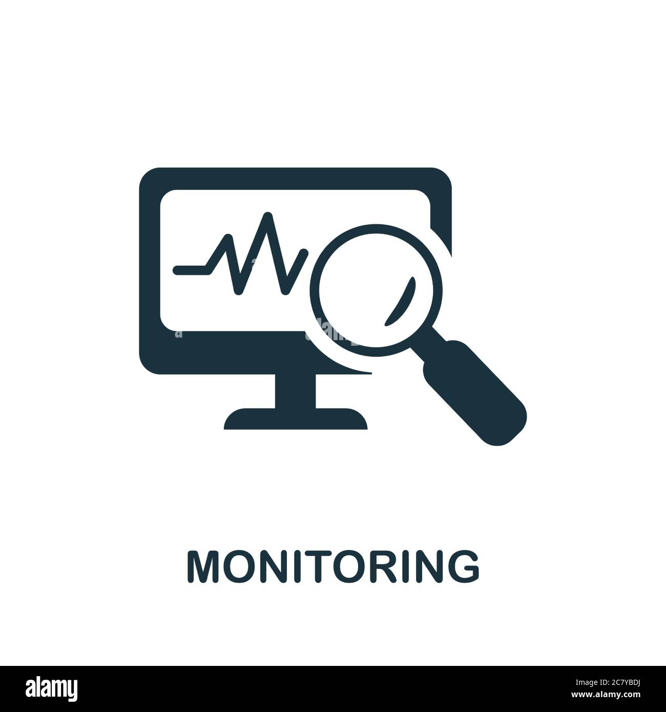Monitoring icon. Simple element from internet security collection. Creative  Monitoring icon for web design, templates, infographics and more Stock  Vector Image & Art - Alamy