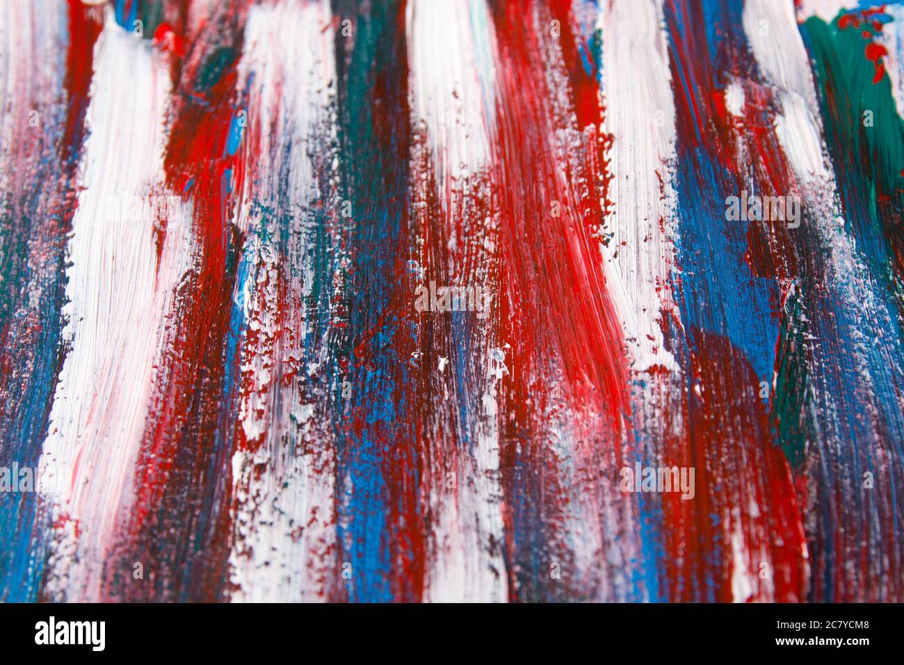 texture background - blue and red acrylic paint strokes Stock Photo - Alamy