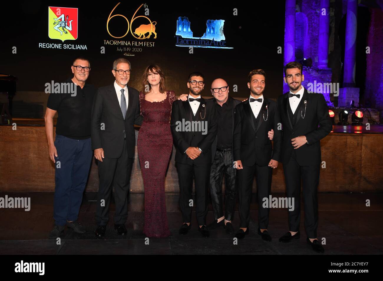 Taormina: 66 Taormina Film Fest. Evening in honor of Dolce Gabbana