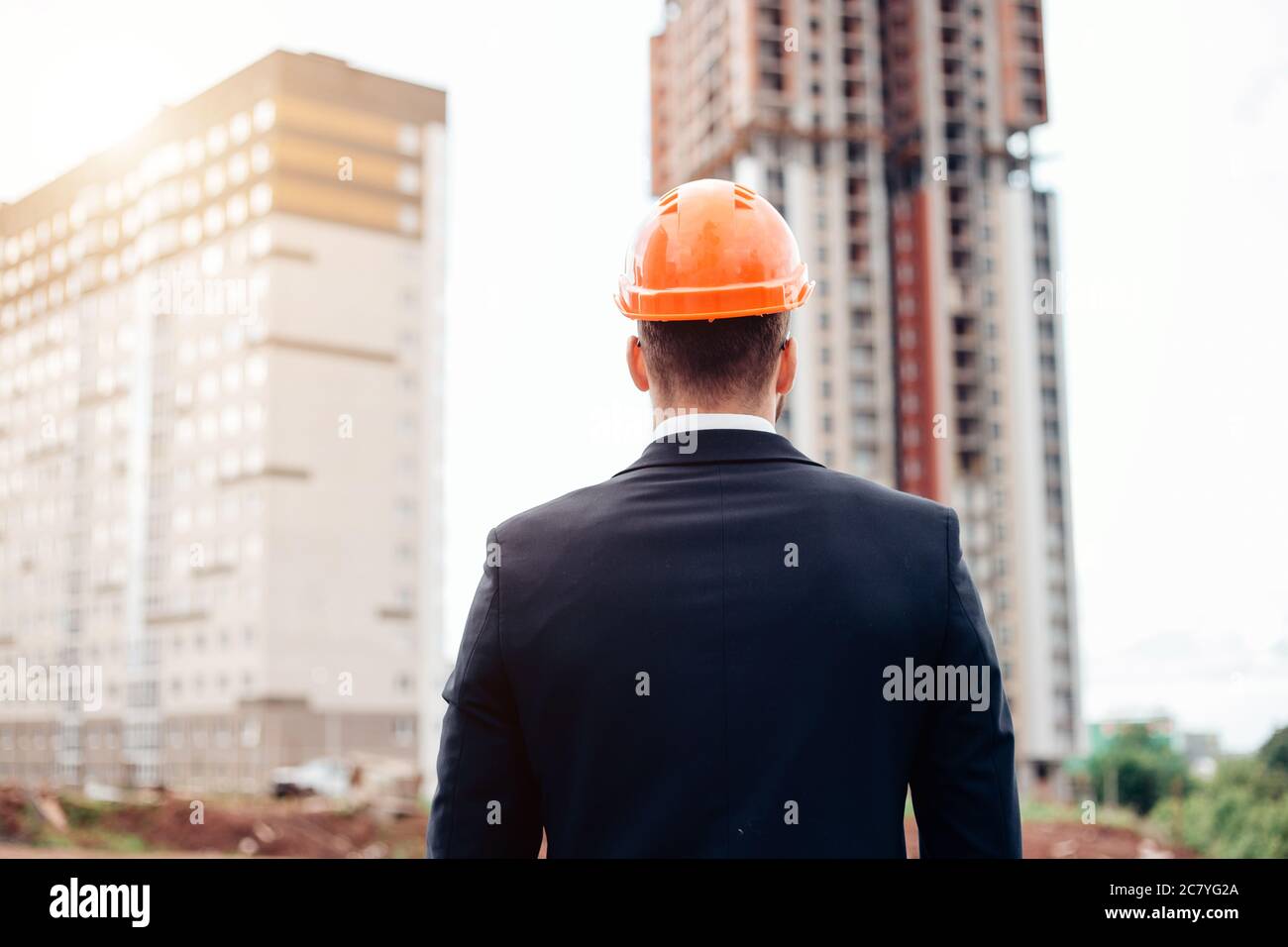 Engineer pointing hand safety hi-res stock photography and images - Alamy