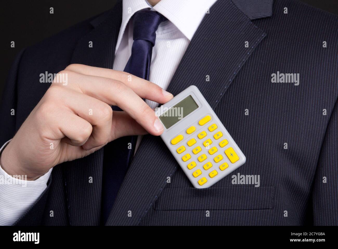 suit pocket Stock Photo 