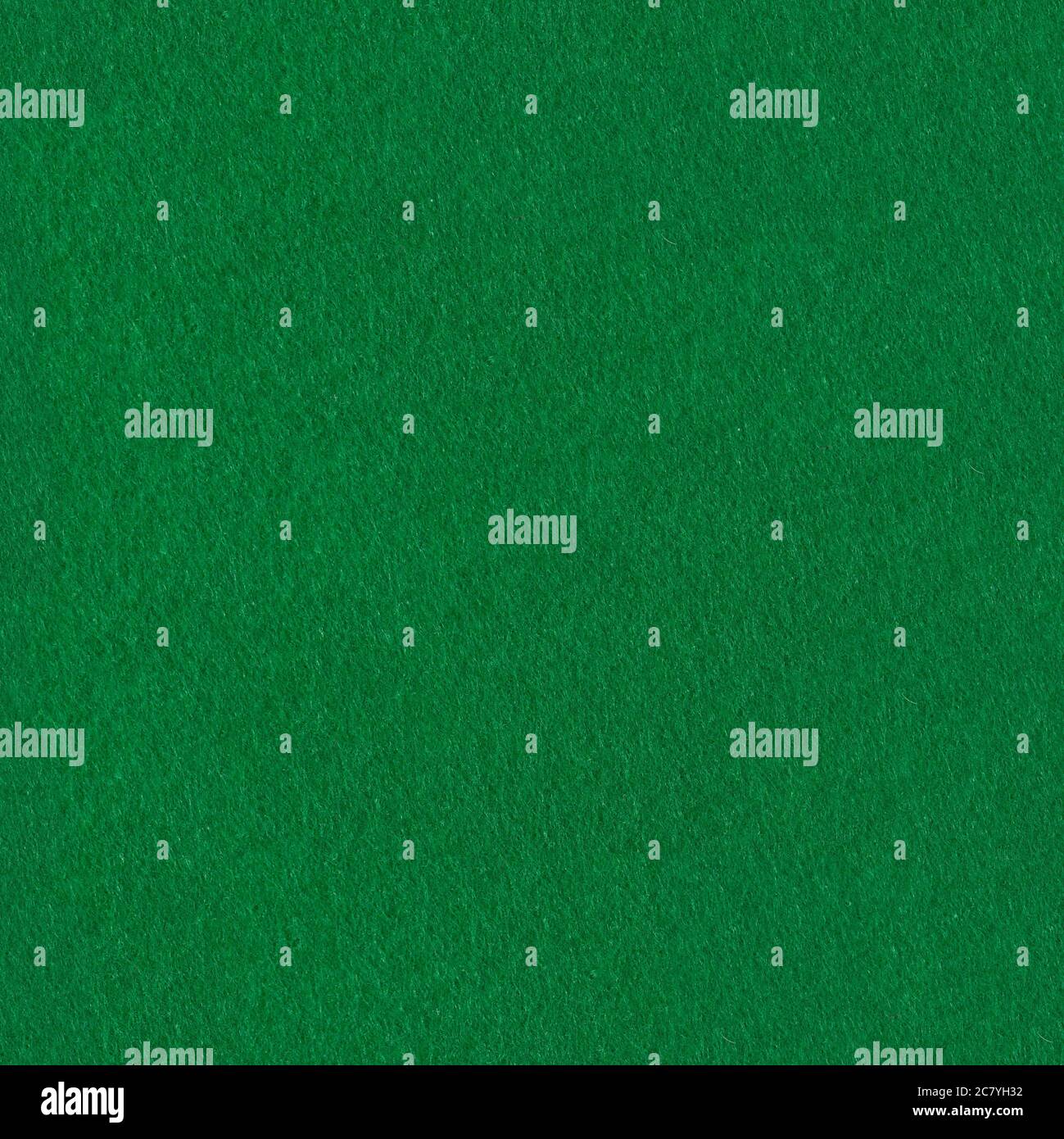Green felt fabric for background. Seamless square texture, tile ready. Stock Photo