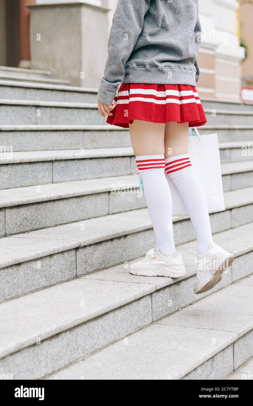 Thigh high socks hi-res stock photography and images - Alamy