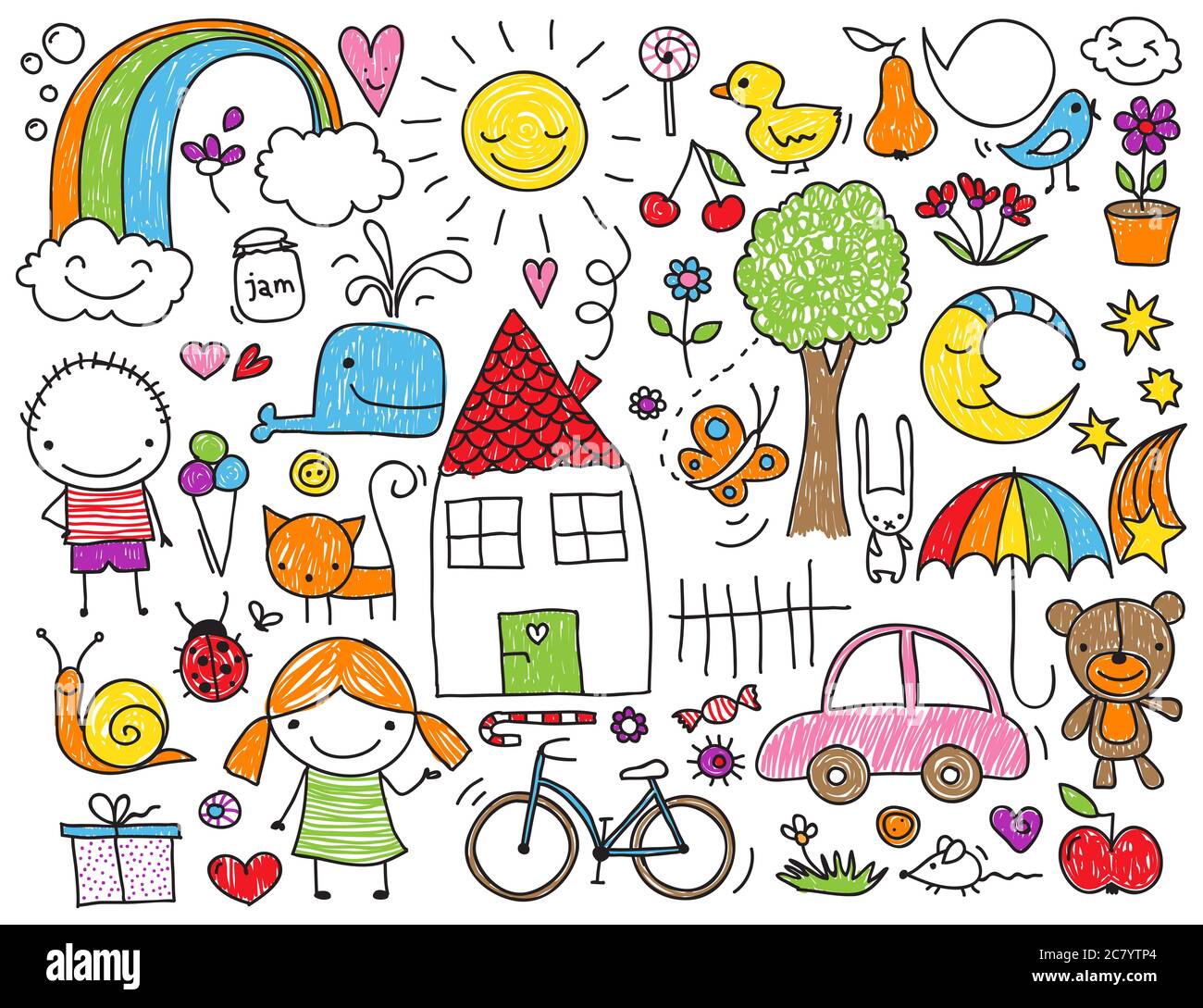 House painting hand drawn sketch icon Royalty Free Vector