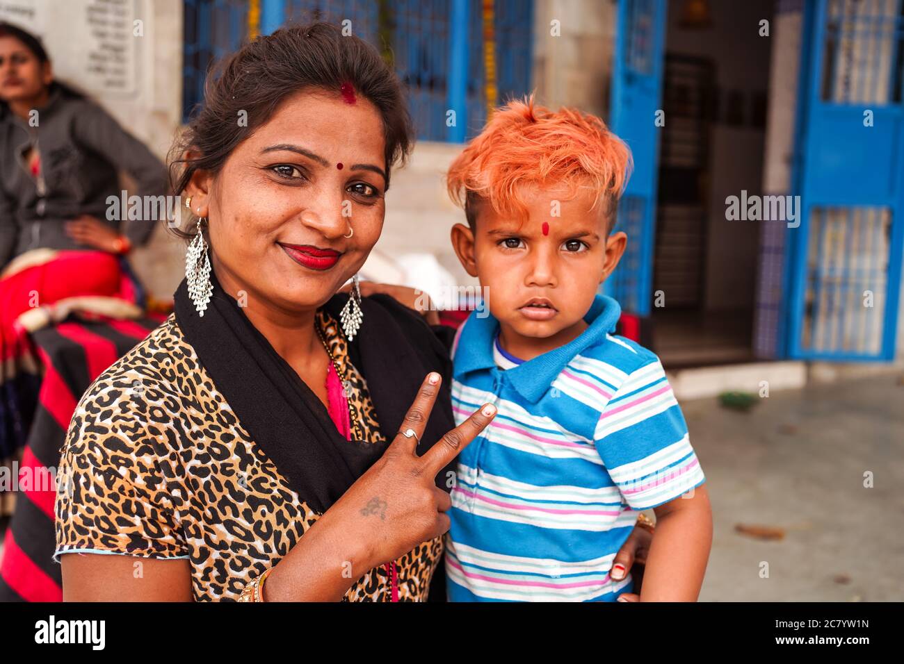 South indian mother and son hi-res stock photography and images - Alamy