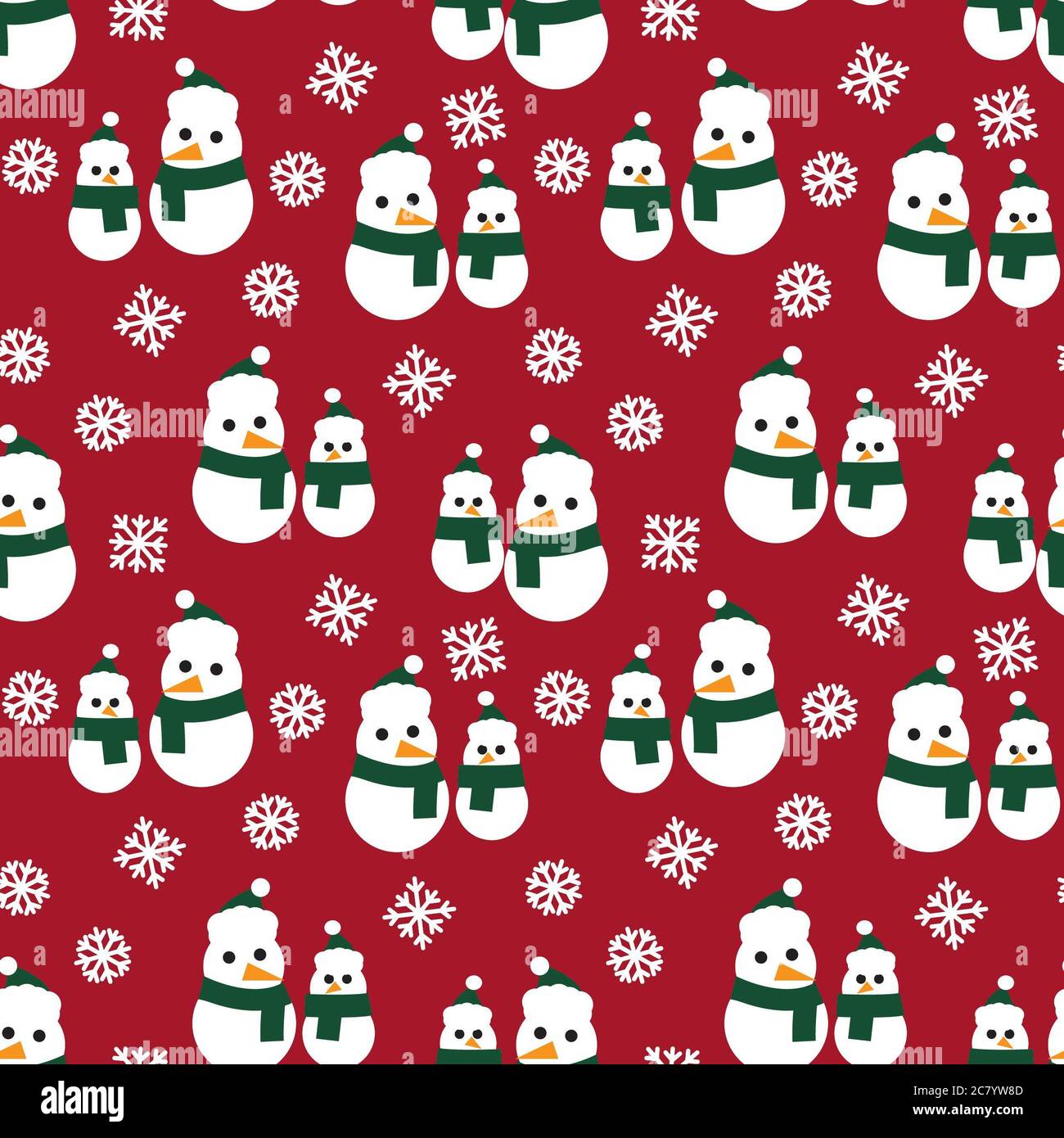 Christmas Snowman seamless pattern background for website graphics ...