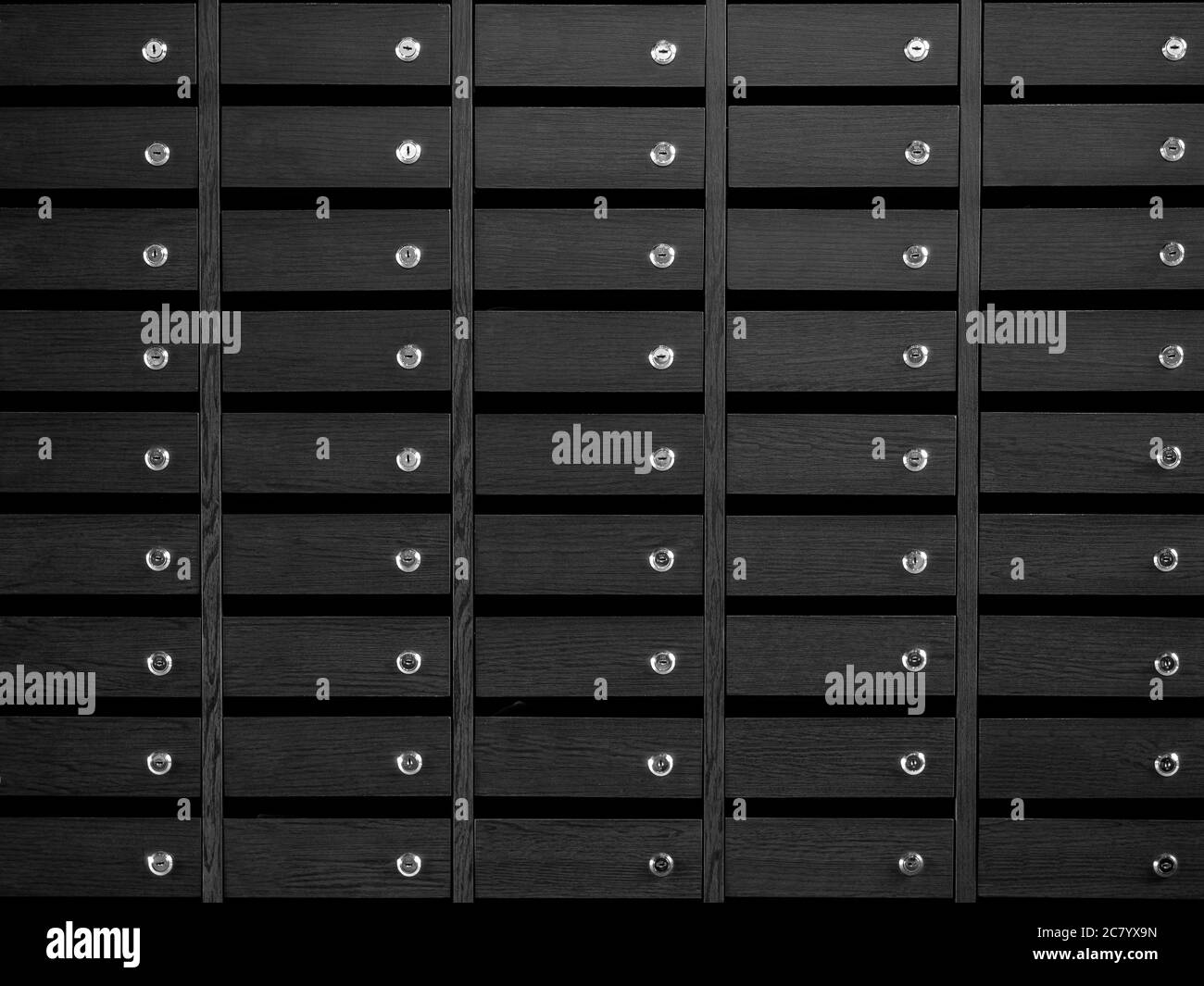 Individual mailbox Black and White Stock Photos & Images - Alamy