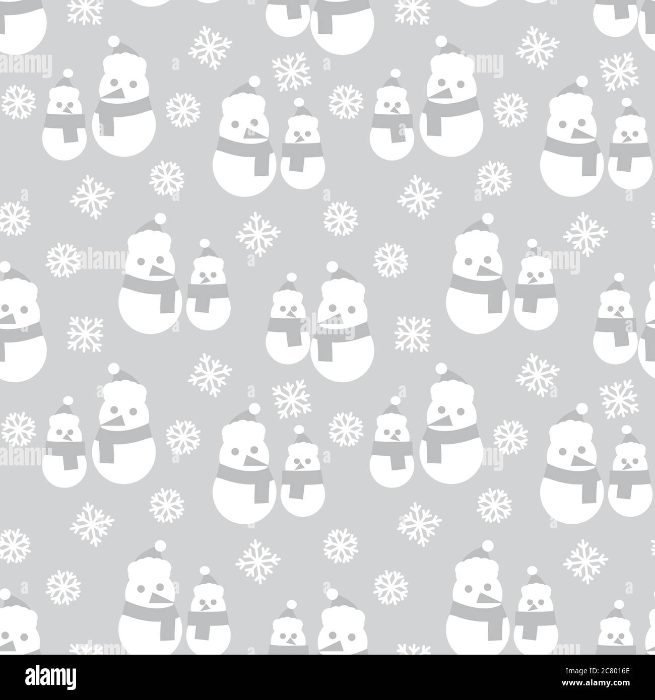Christmas Snowman seamless pattern background for website graphics ...