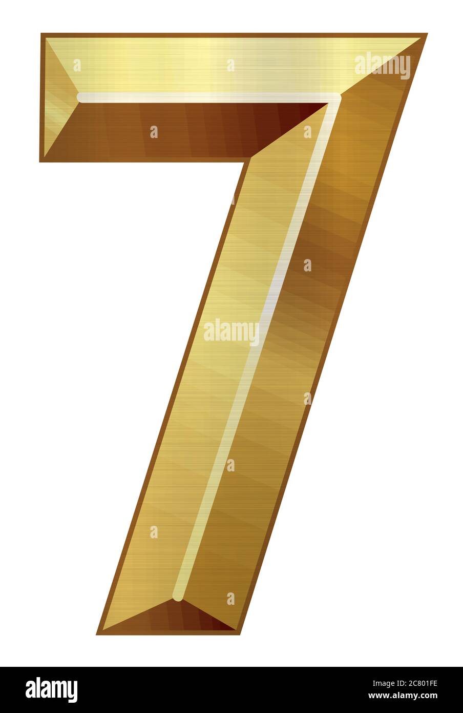 Number 7 lucky Cut Out Stock Images & Pictures - Alamy