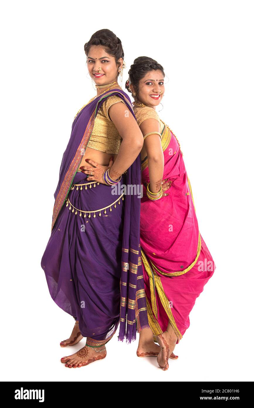 Indian women in sari Cut Out Stock Images & Pictures - Alamy