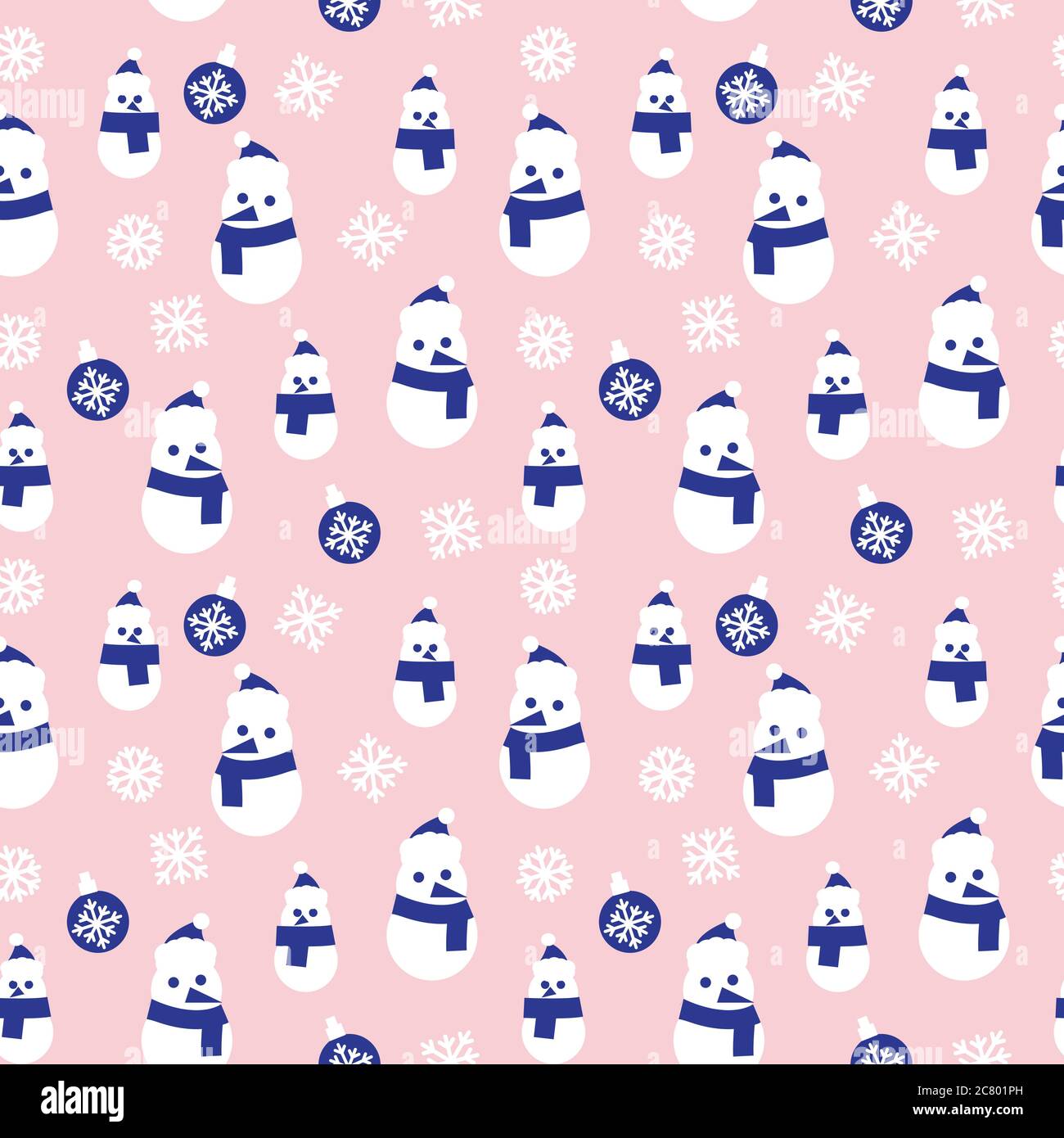 Christmas Snowman seamless pattern background for website graphics ...