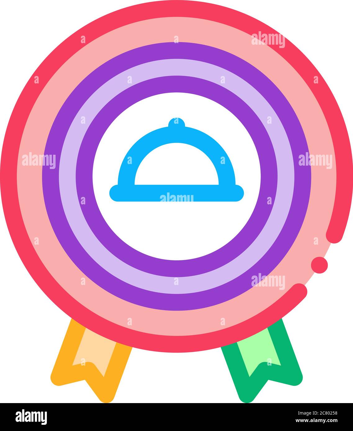 Food delivery medal award hi res stock photography and images Alamy