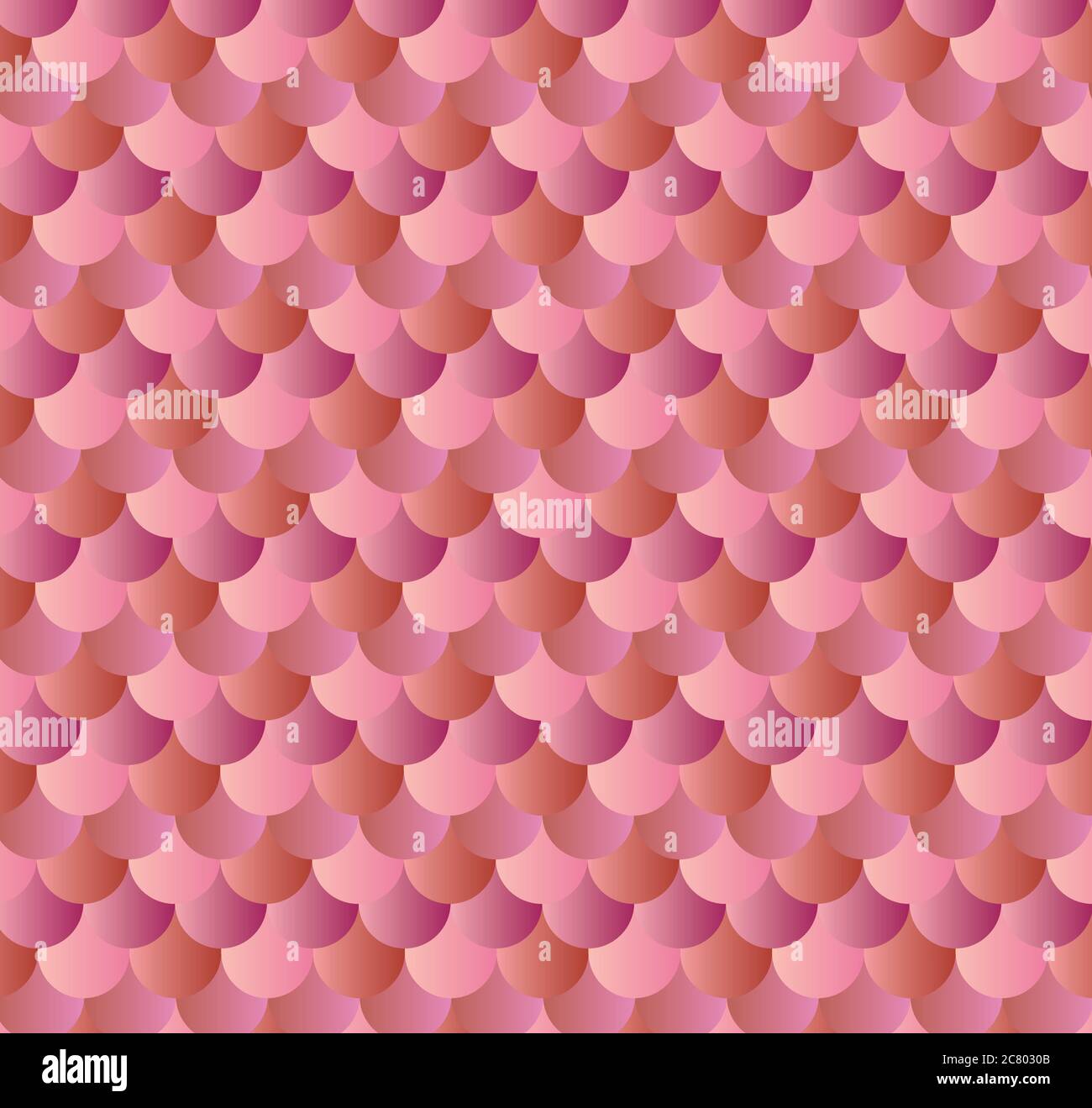 Scallop pattern vector illustration design.Pink seamless vector pattern. Texture used for printing/wallpaper/ background. Stock Vector