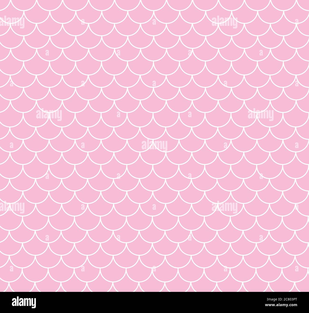 Scallop pattern vector illustration design.Pink seamless vector pattern