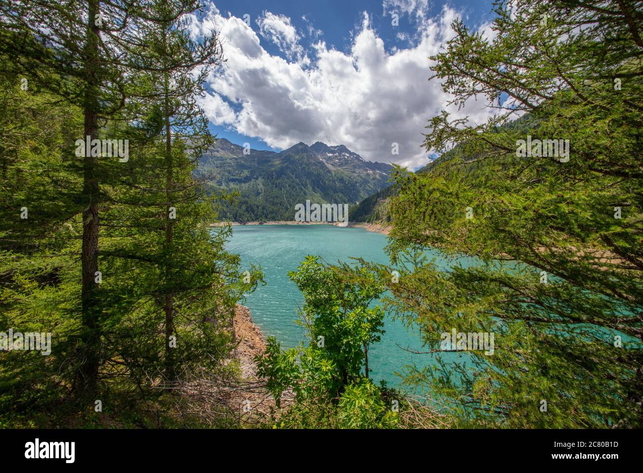 a beautfiul picture of 'lago Palù', Pejo, Trentino, Italy Stock Photo