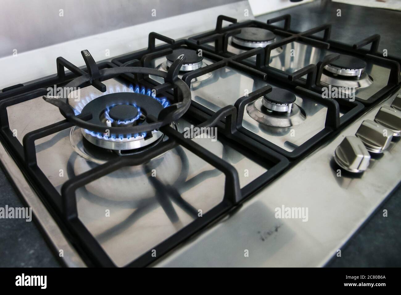 UTRECHT, 19-07-2020, stock, Gas cooking is the most famous form of cooking is still widely used. It therefore has many advantages. For example, the temperature is to regulate, so you
