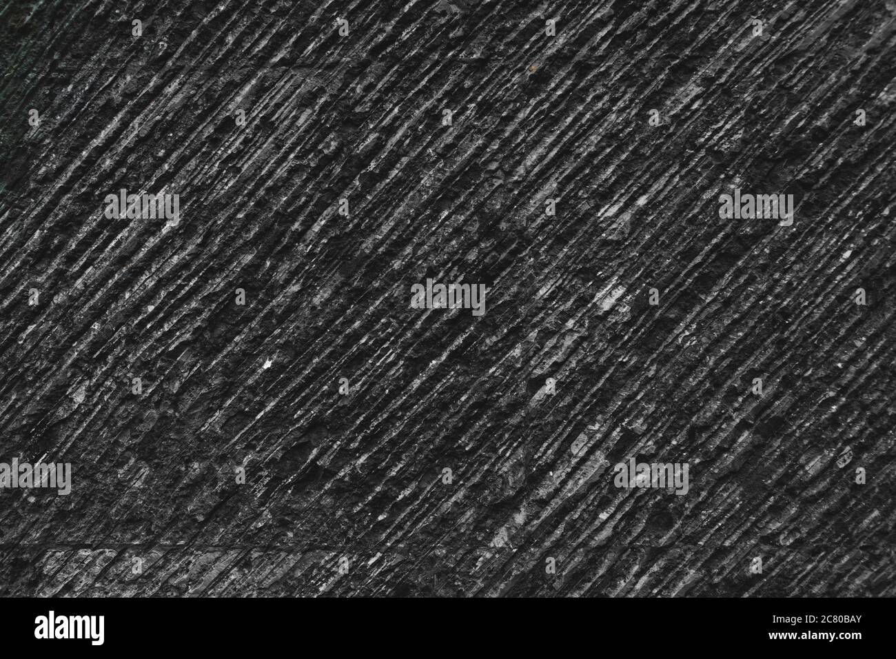 Black dark stone granite empty shabby background Stock Photo