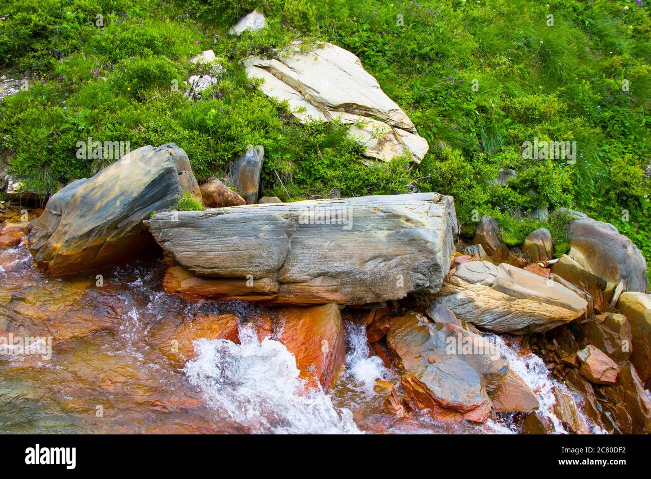 Rock and stone close-up and texture. Nature background, rock texture ...
