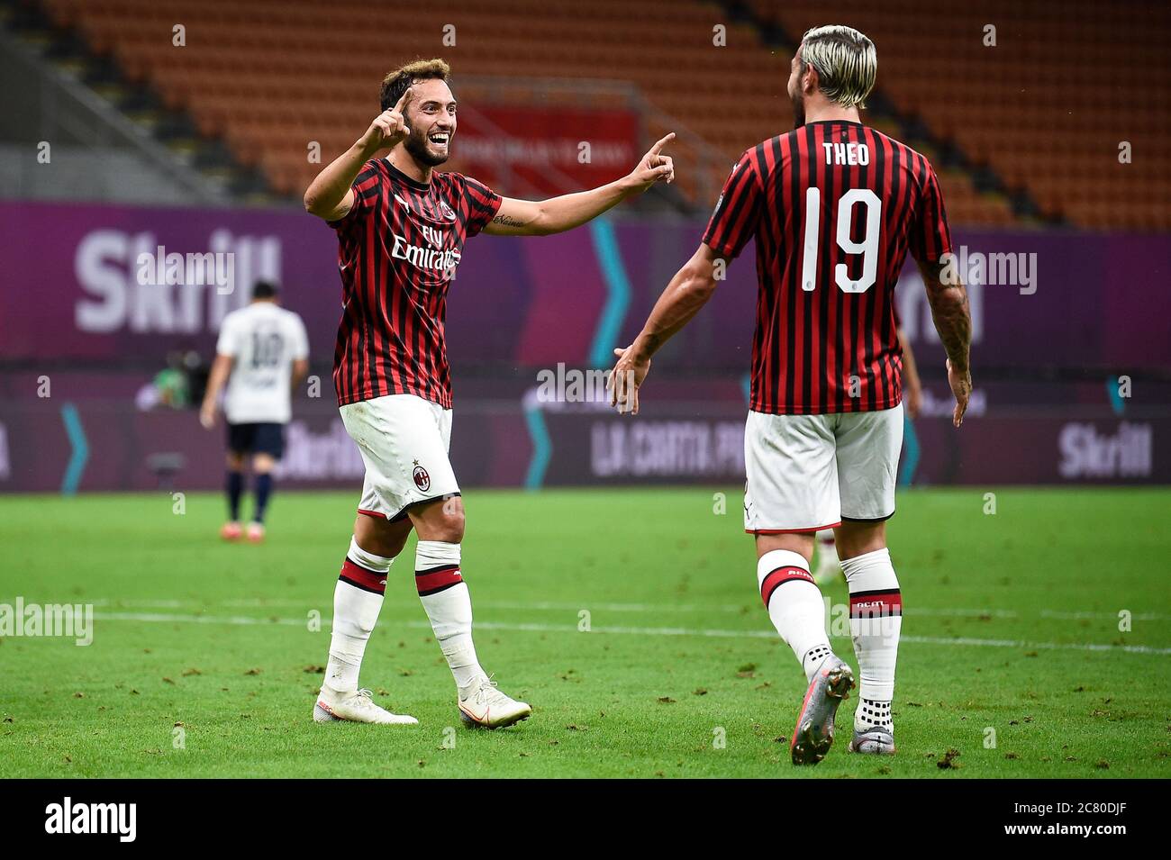 Theo Hernandez Of Ac Milan Celebrate Goal High Resolution Stock Photography And Images Alamy