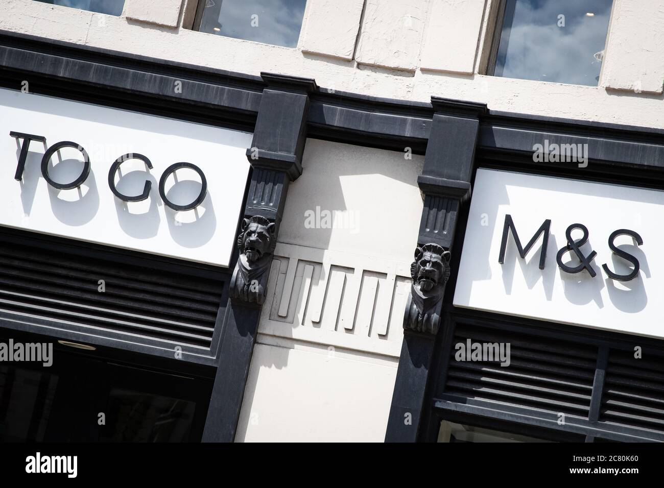 Marks and spencer food to go on fleet street hires stock photography
