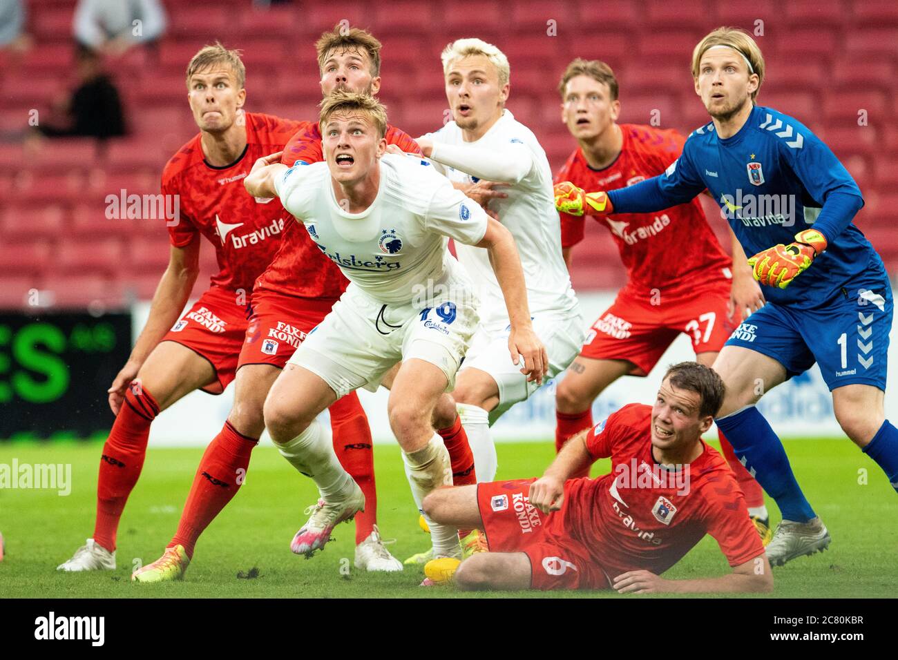 Copenhagen Denmark 19th July 2020 Mikkel Kaufmann 29 Of Fc Copenhagen Seen During The 3f Superliga