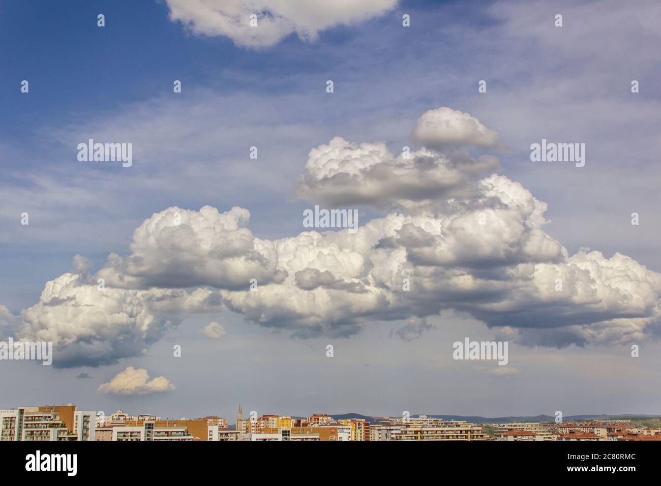 The clouds. spring, clouds, sky, cumulus, wind Stock Photo
