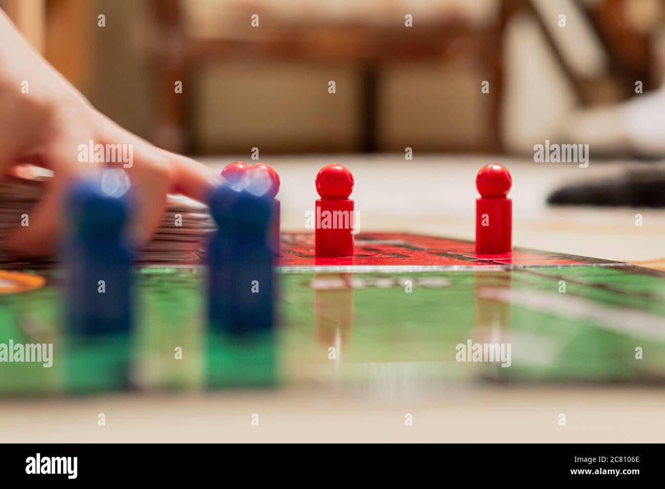 Close up of people playing cross and circle game. Board Game, Leisure