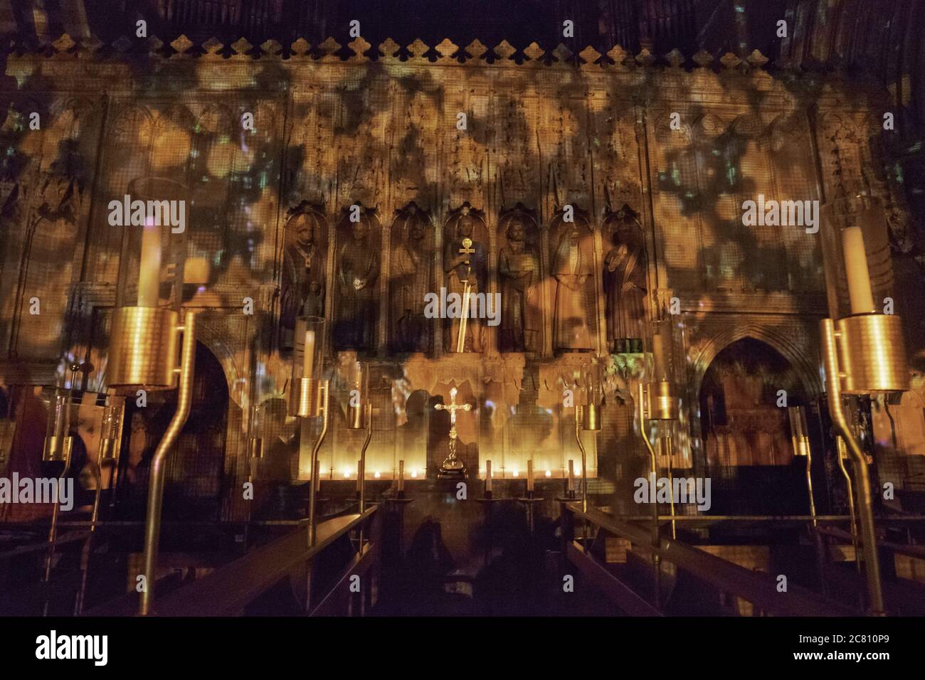 ST ALBANS UNITED KINGDOM Oct 16 2018 Poppies Projections In St st-albans-united-kingdom-oct-16-2018-poppies-projections-in-st