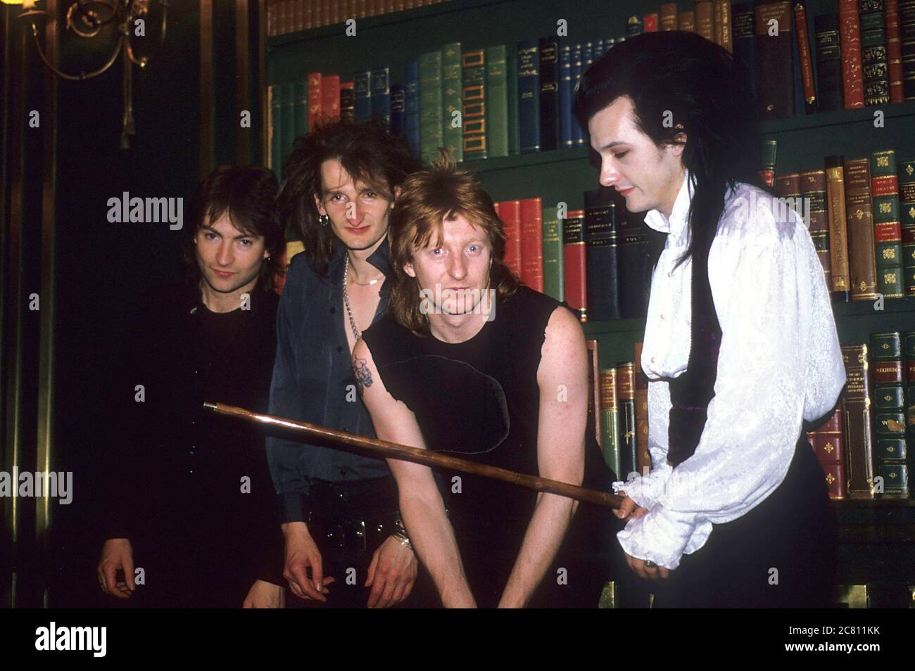 Roman Jugg, Bryn Merrick, Rat Scabies and Dave Vanian from The Damned