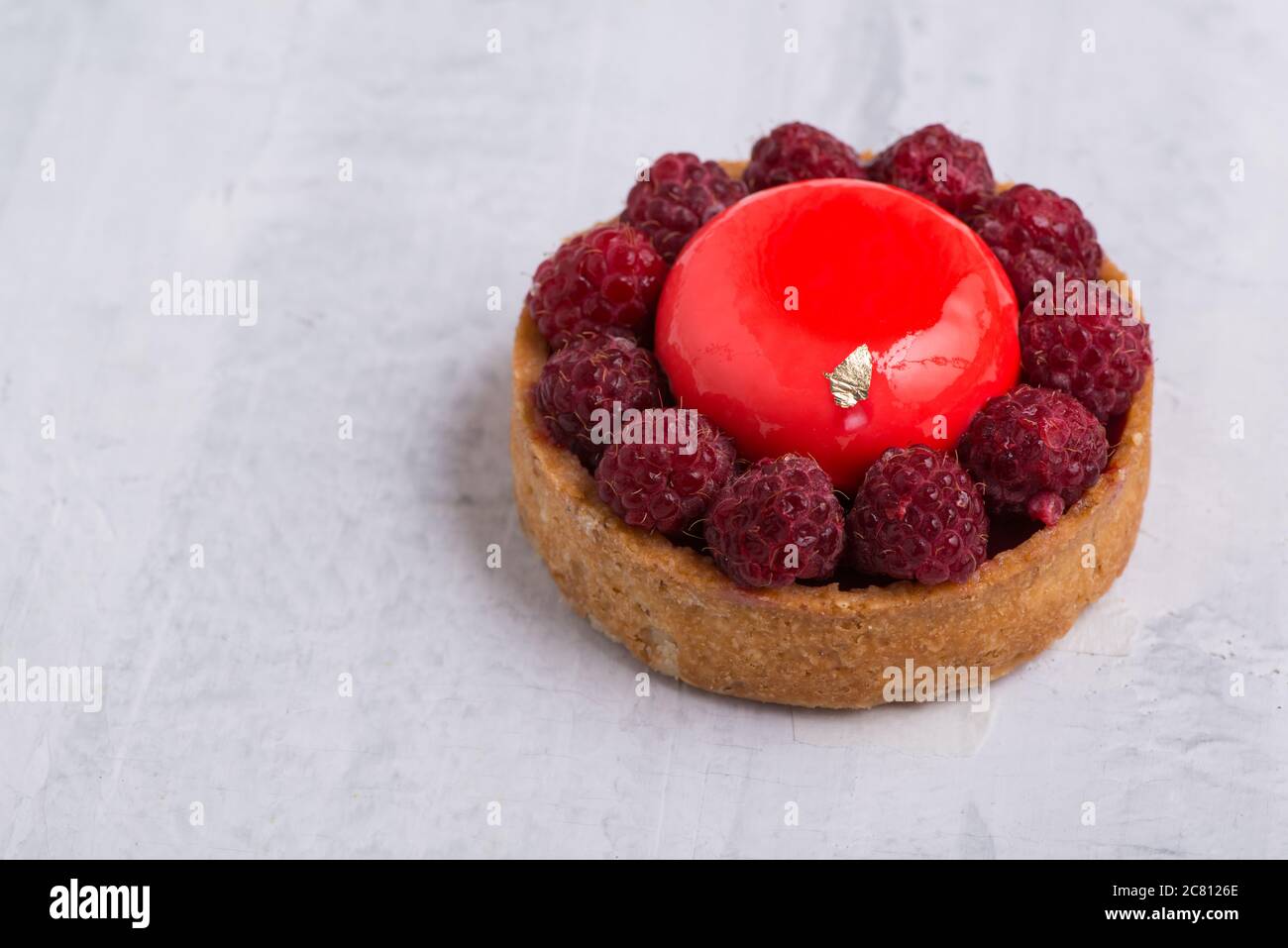 delicious strawberry cake on a white background Stock Photo - Alamy