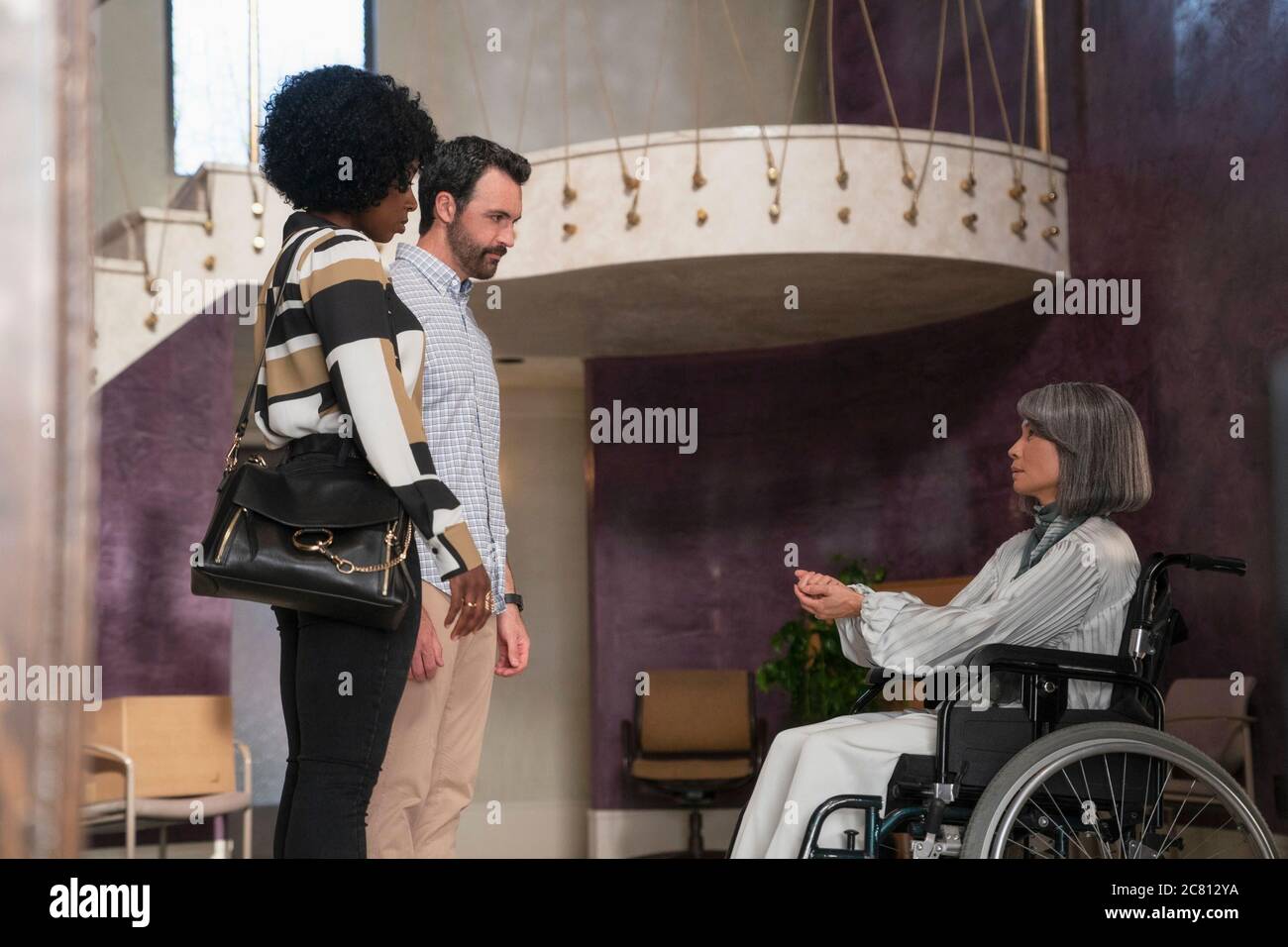 LUCY LIU, REID SCOTT and KIRBY HOWELL-BAPTISTE in WHY WOMEN KILL (2020), directed by MARC CHERRY. Credit: IMAGINE ENTERTAINMENT / CBS TELEVISION STUDIOS / Album Stock Photo