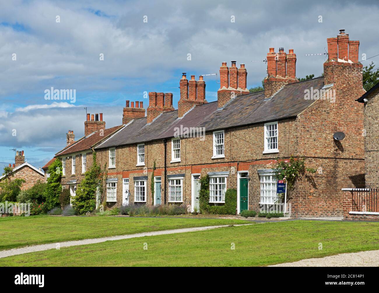 Houses in the village of Sutton on the Forest, Hambleton, North