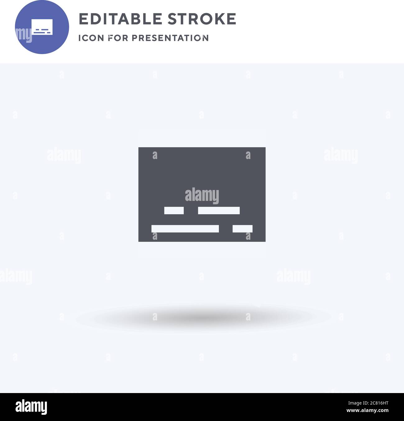 Subtitles icon vector, filled flat sign, solid pictogram isolated on ...