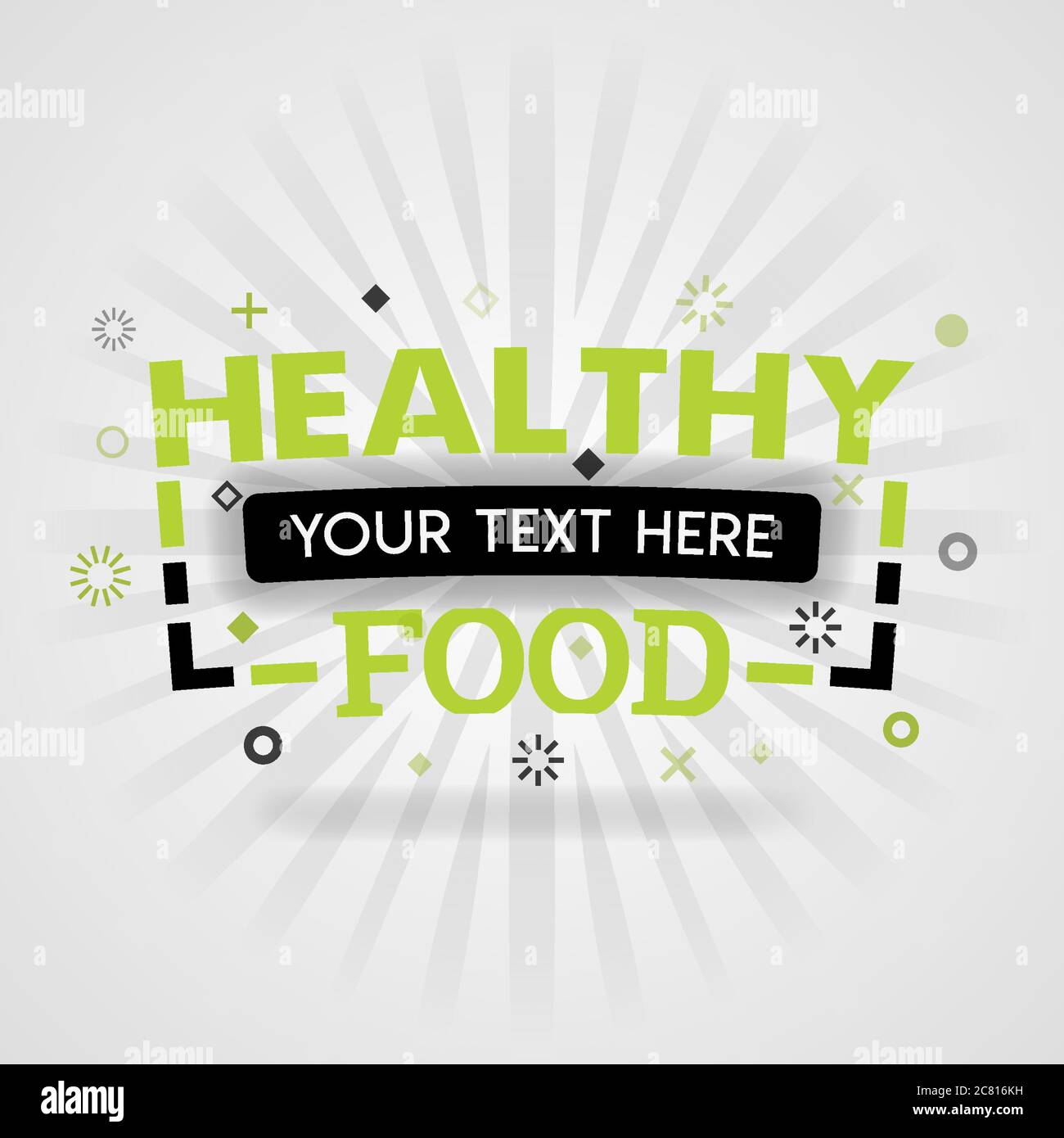 Green logo for healthy food. for food cover app, booking restaurant, food websites, recipe food, finger food industry, quick and easy recipes, great r Stock Vector