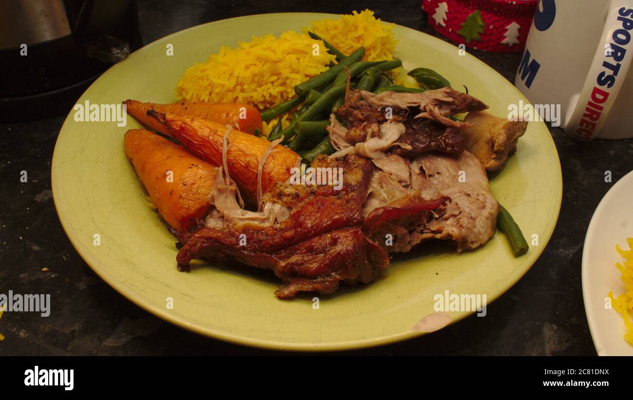Roast lamb shoulder Stock Photo - Alamy