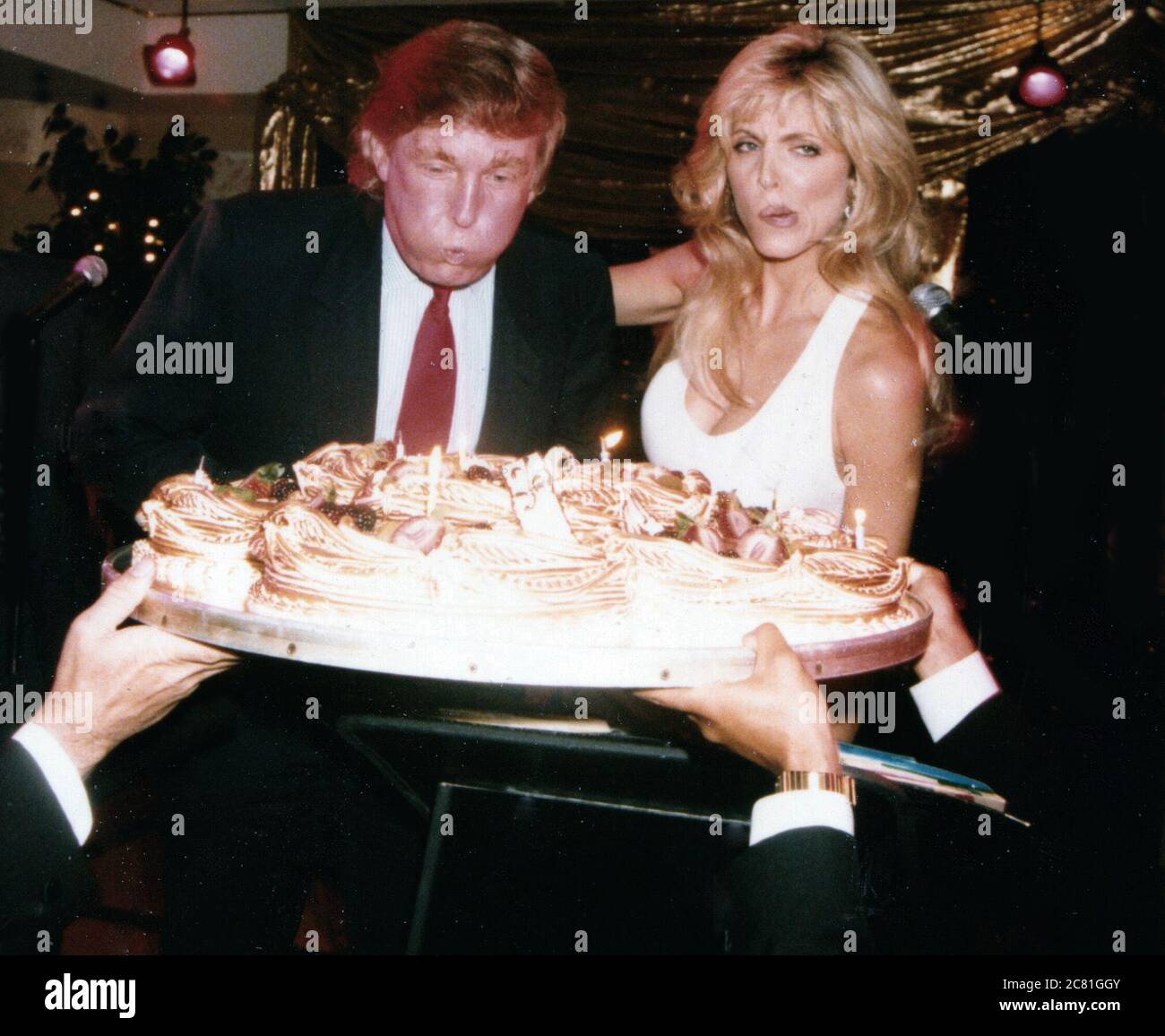 Donald Trump and Marla Maples, 1994 Photo By John Barrett/PHOTOlink /MediaPunch Stock Photo