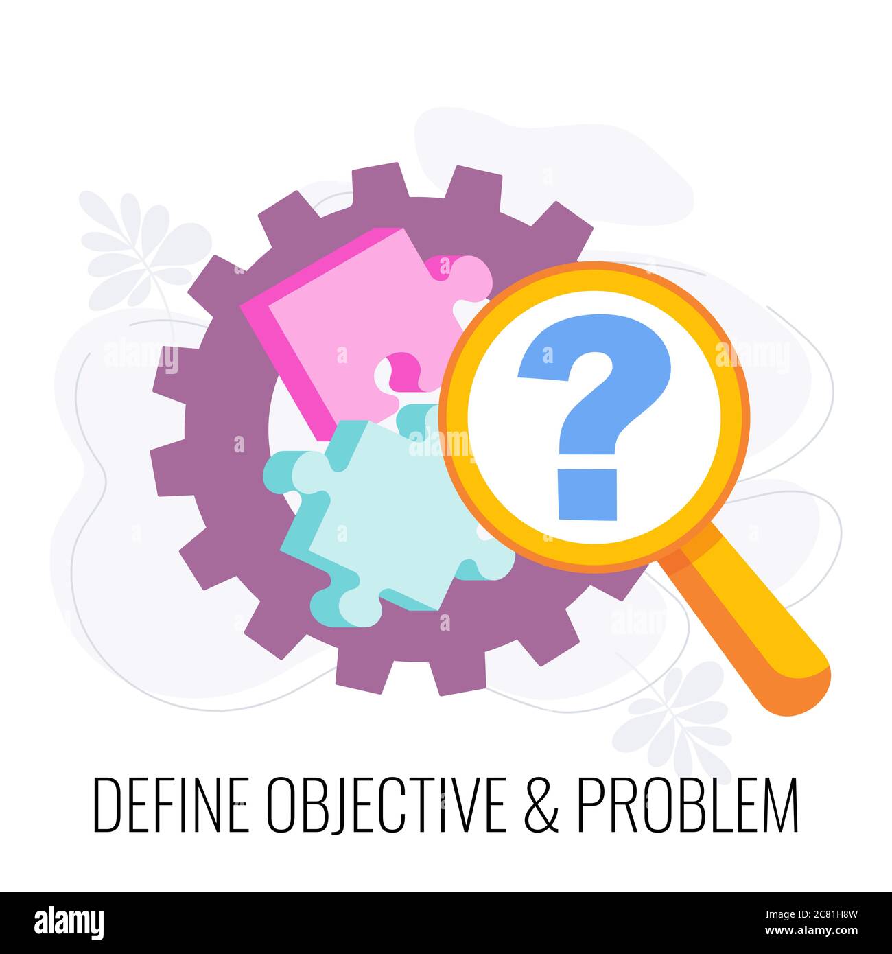 Define objective stock vector images alamy