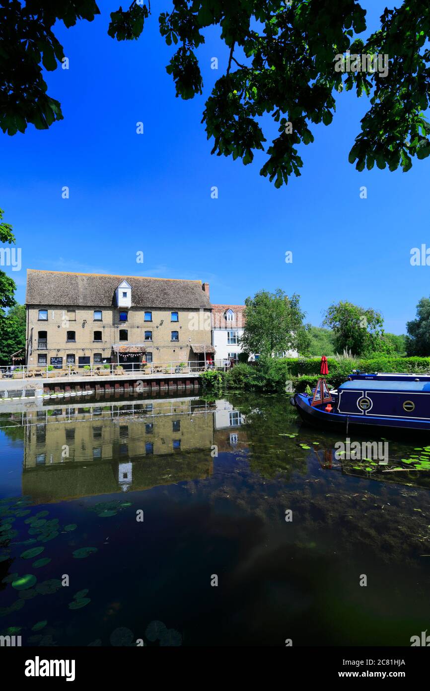 The Watermill at Eaton Socon village; river Great Ouse; Cambridgeshire