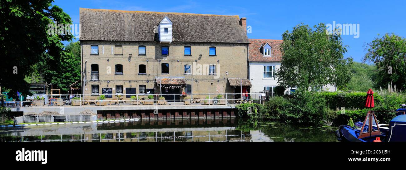 The Watermill at Eaton Socon village; river Great Ouse; Cambridgeshire