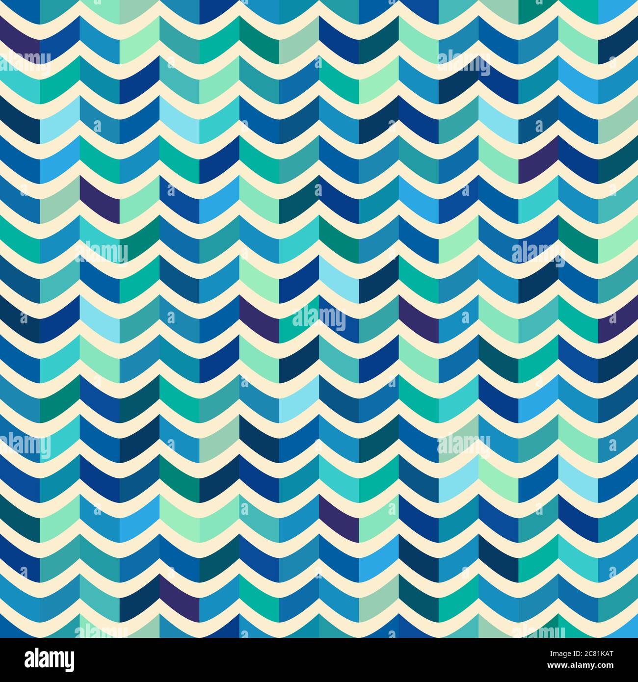 Seamless geometric pattern with zigzags. Can be used in textiles, for ...