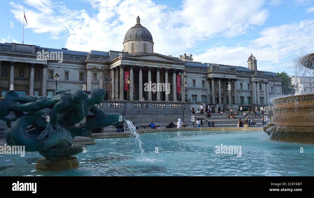 Trafalgar Square London United Kingdom Stock Photo - Alamy