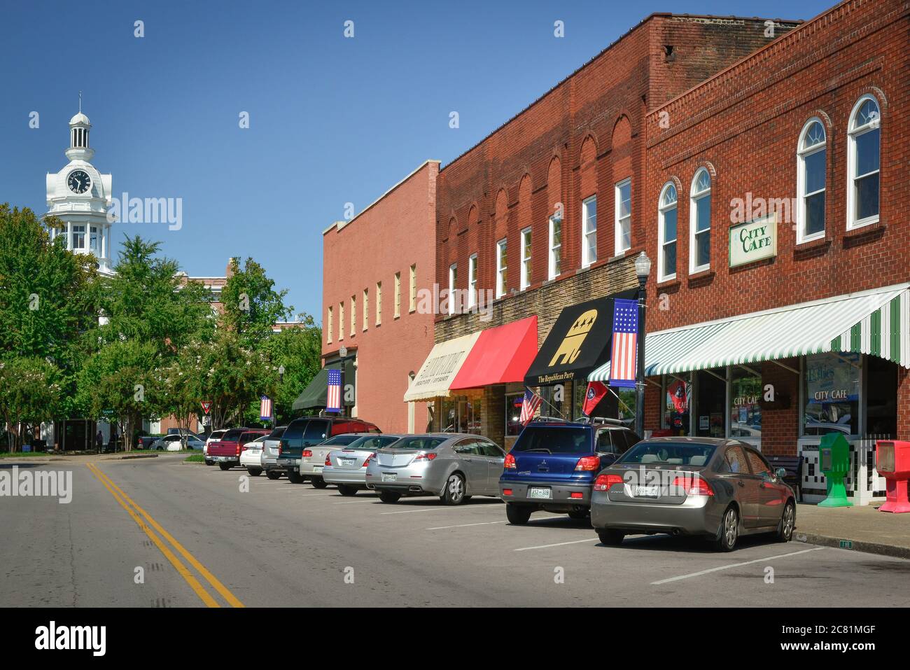 The City Cafe and the Republican Party headquarters located around the ...