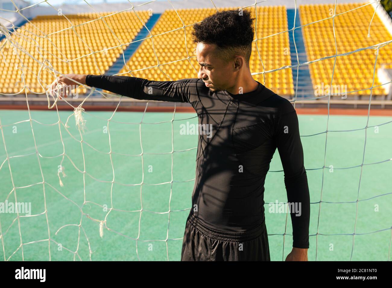 Handsome african american sportsman hi-res stock photography and images ...